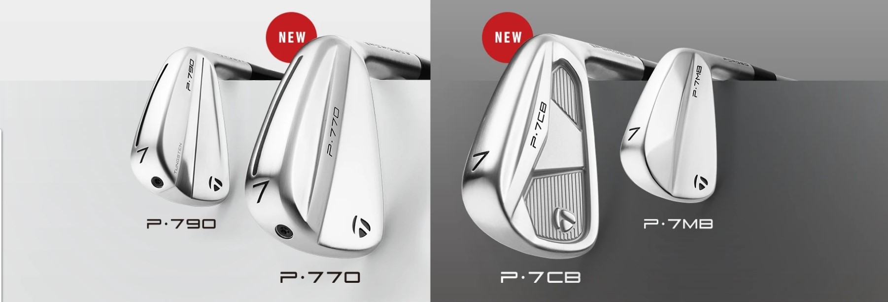 2024年9月に発売されたテーラーメイドのアイアン 「P770」「P7CB」を 
